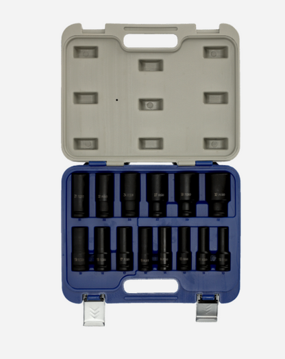 Juego de Vasos Hexagonales de 1/2" de Impacto 14 Piezas - IRIMO