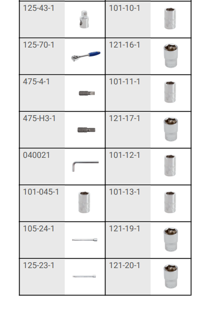 Juego de Vasos 1/4" y 1/2" de 58 Piezas - IRIMO
