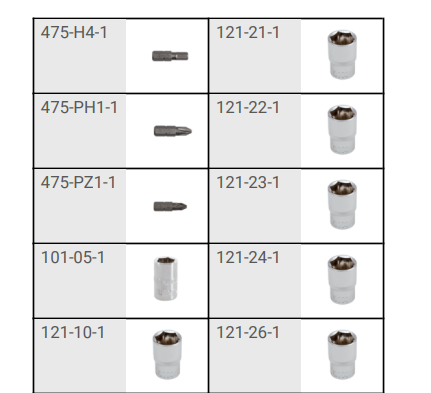 Juego de Vasos 1/4" y 1/2" de 58 Piezas - IRIMO