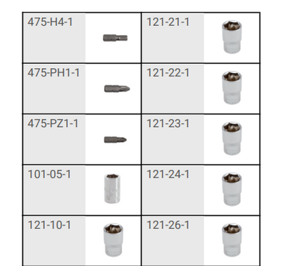 Juego de Vasos 1/4" y 1/2" de 58 Piezas - IRIMO