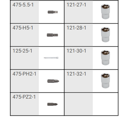 Juego de Vasos 1/4" y 1/2" de 58 Piezas - IRIMO