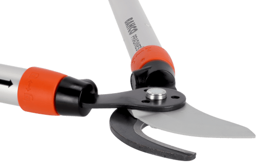 Tijeras de podar de dos manos de corte deslizante telescópicas, para expertos, de 40 mm y con mango bi-componente